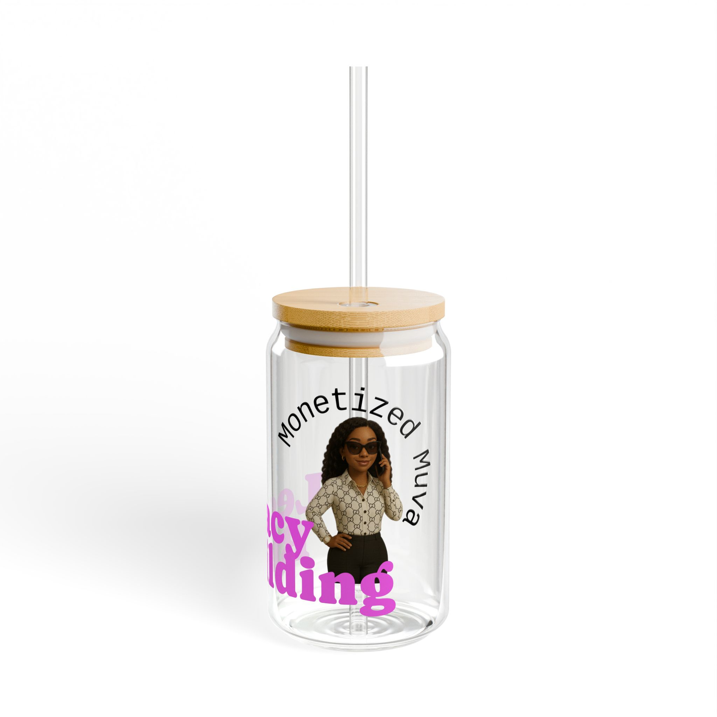 Monetized Muva Sipper Glass